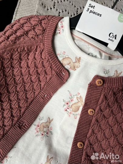Комплект на девочку С&А 62 68 74