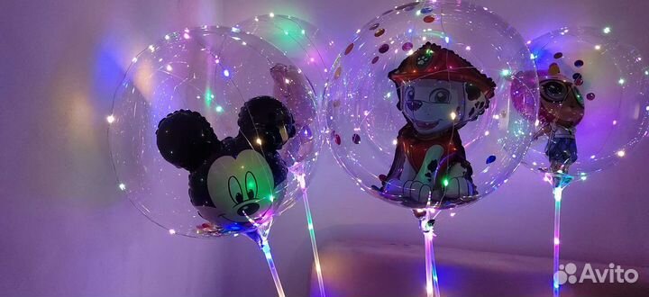 Светодиодные шарики на палочке