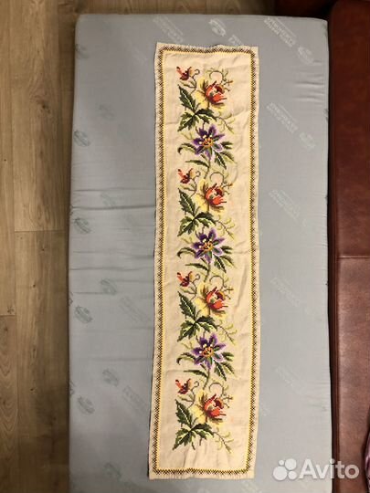 Ручная вышивка, рушник, скатерть, платок СССР