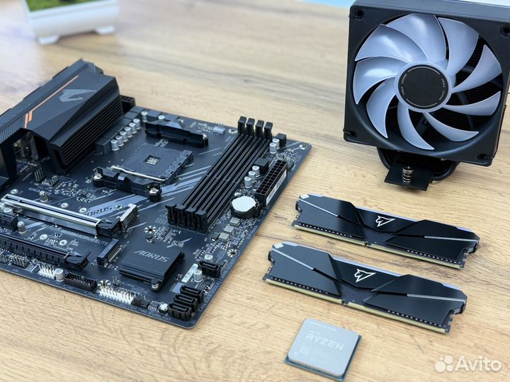 Комплект Ryzen 5 5600 + B550M + 16gb + Охлаждение