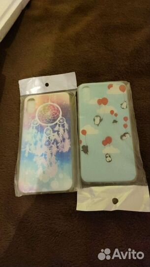 Защитное стекло iPhone x/xs и чехлы