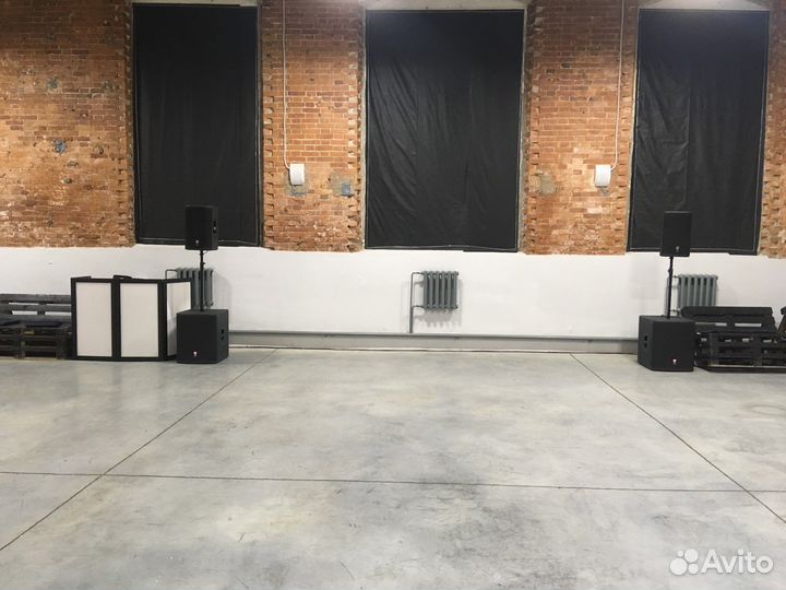 Аренда звука, света, тяжелый дым