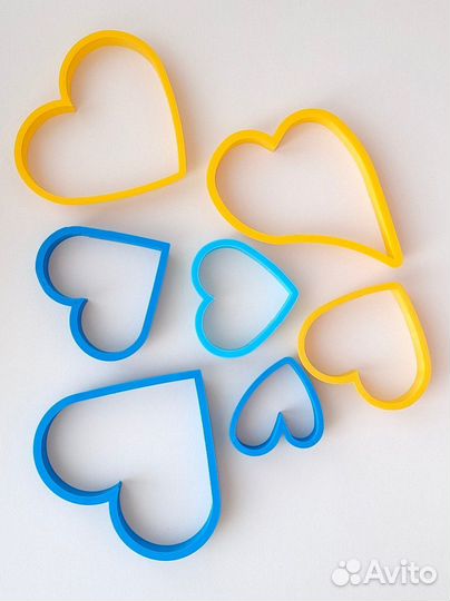 Сердце, звезда,формы,цифры для пряников и печенья