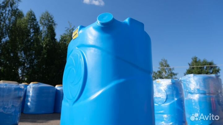 Емкость под воду 750 литров плоская форма