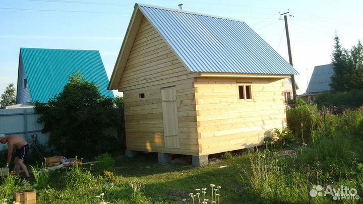 Баня 4х4 из бруса 150х100