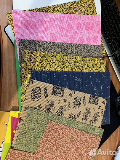 Гофро картон бумага для скрапбукинга