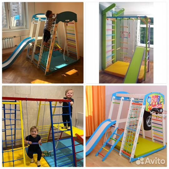 Детский напольный комплекс Салют31-белый