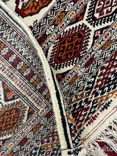 Новый туркменский шерстяной ковер