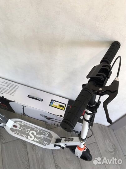 Самокат urban scooter дисковый тормоз