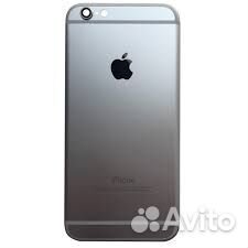 Задняя крышка для iPhone 6S Plus (черный)