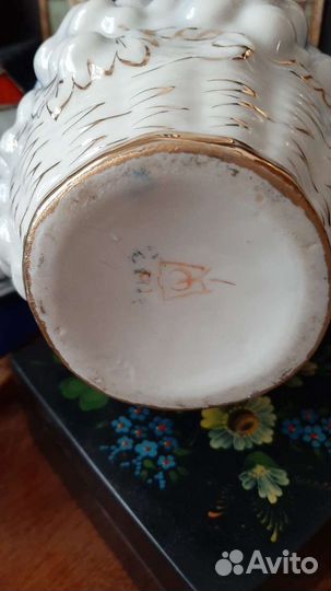 Кувшин, мфз,кобальт,латунь, хрусталь