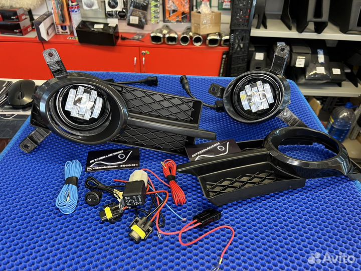 LED птф фары Chevrolet aveo седан T250 50/70W