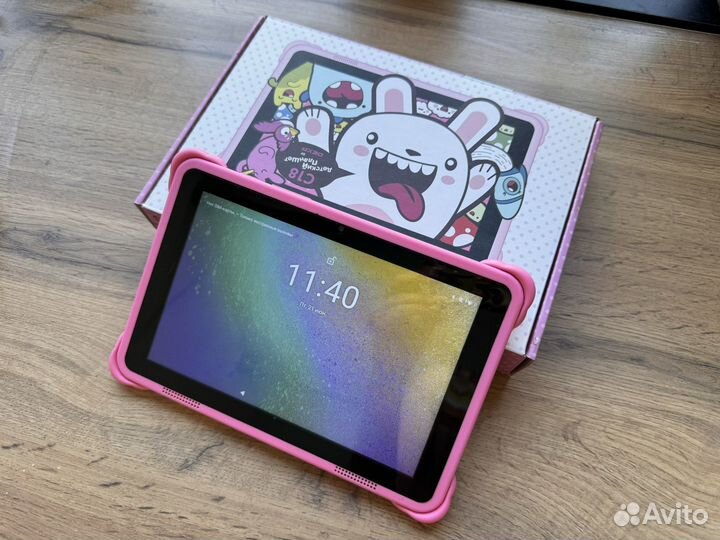 Планшет детский dexp c18 kids 32 гб розовый