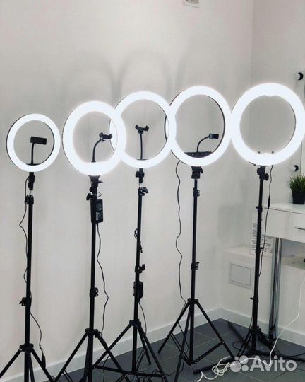 Кольцевая лампа 26-45 см новые