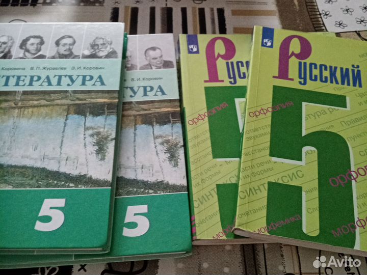 Учебники 5 класс русский язык части,литература 2ч