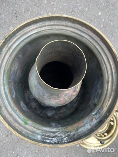 Самовар на дровах старинный царский