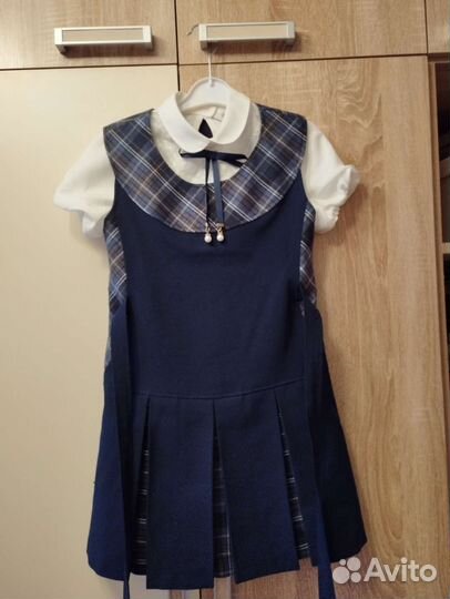 Школьная форма для девочки 122 128 синяя