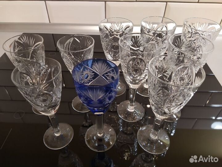 Фужеры хрустальные СССР