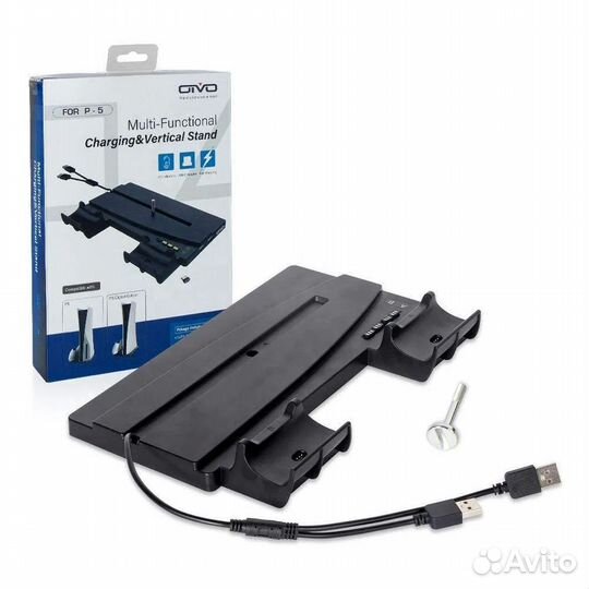 Sony PS5 подставка + зарядная станция,новая,в упак