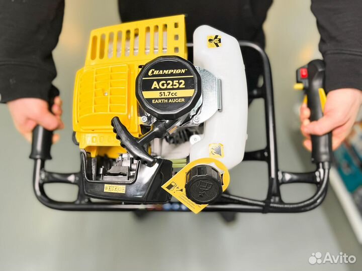 Мотобур Champion AG252, шнек 200х550 мм