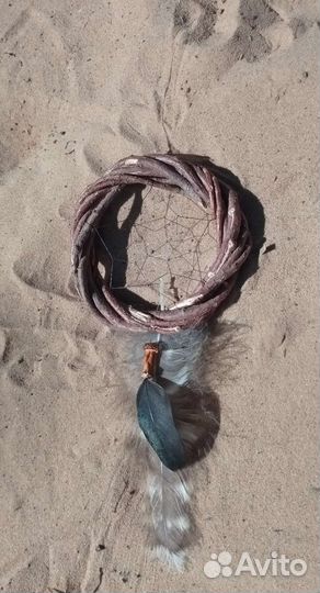 Натуральный ловец снов, только природные материалы