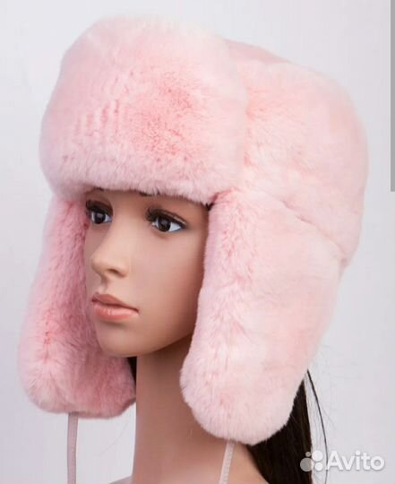 Шапка ушанка женская