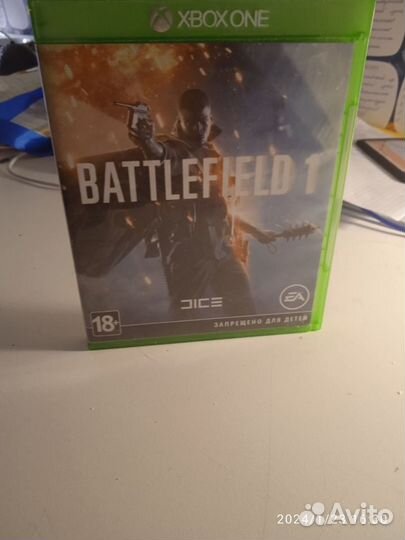 Диск Xbox one battlefield 1