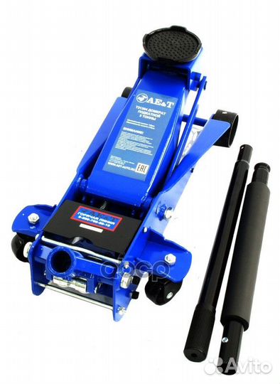 Домкрат подкатной 3т двухнасосный T31304 AE&T