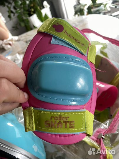 Набор раздвижные ролики с шлемом и защитой