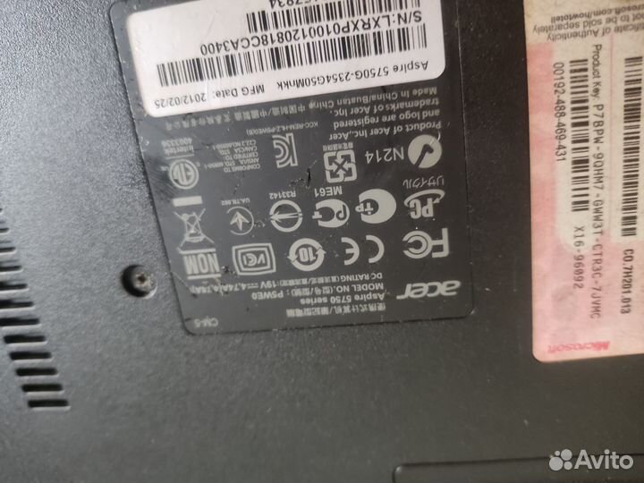 Ноутбук i3/SSD/8GB Bad