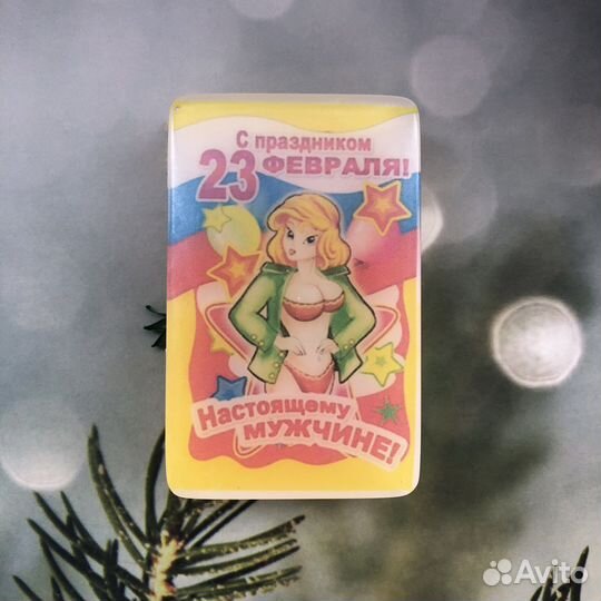 Мыло с любой картинкой или вашим логотипом