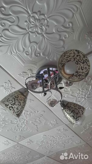 Люстра потолочная бу