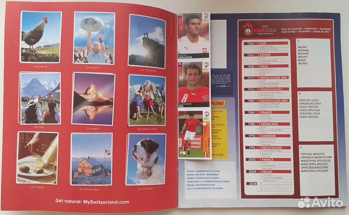 Альбом Panini uefa euro 2008