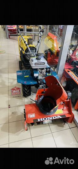 Мотоблок GX 340/13L+Снегоуборочная насадка honda