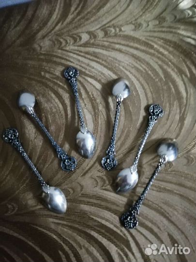 Серебряные кофейные ложечки. СССР
