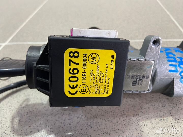 Замок зажигания Chevrolet Aveo 2007