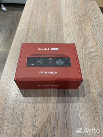 Focusrite scarlett solo 3rd gen
