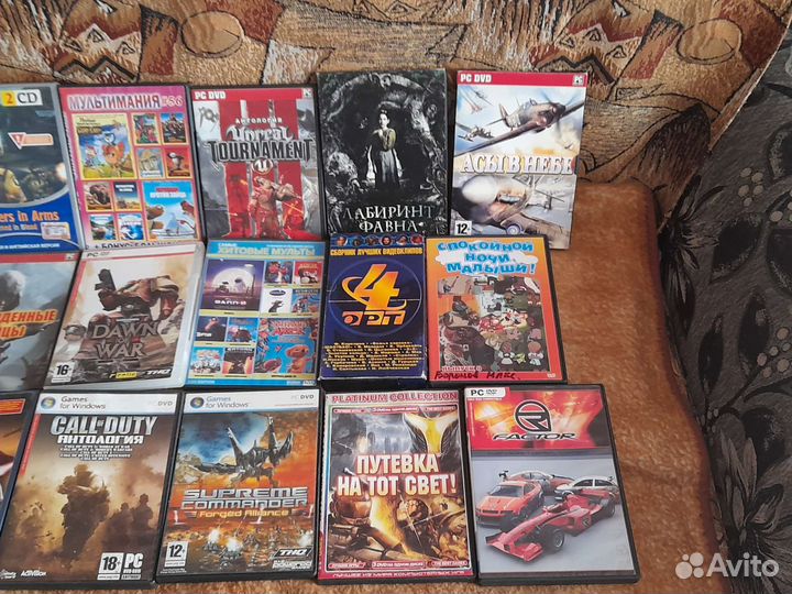 Компьютерные игры,видео касеты,двд диски