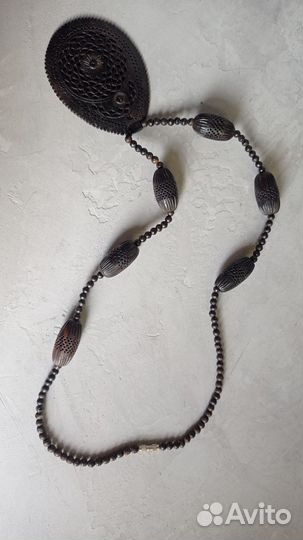 Бусы деревянные СССР