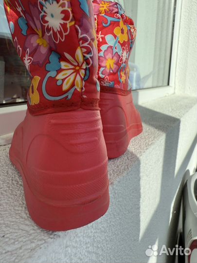 Резиновые сапоги для девочки 28 размер
