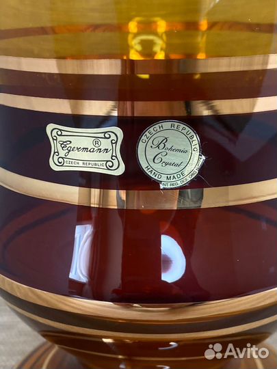 Ваза чехия Богемия