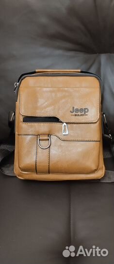 Мужская кожаная сумка через плечо