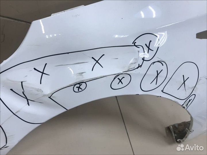 Крыло переднее левое Hyundai Solaris