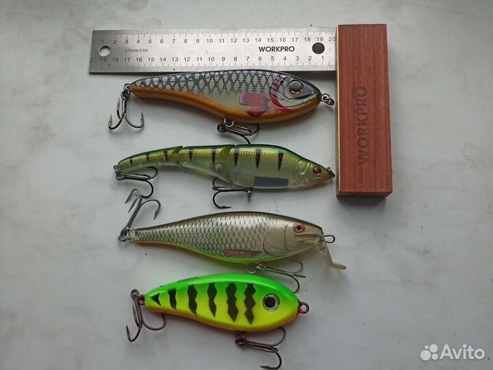 Спинербейты, воблеры, джеркбэйты, раттлины