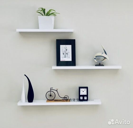 Настенная навесная (Парящая) полка