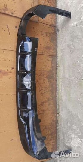 Губа на задний бампер kia optimo 4