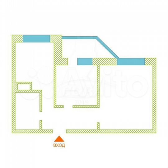 2-к. квартира, 44 м², 10/17 эт.