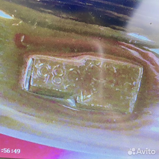 Золотое кольцо с камнями 585пр. размер: 16,6