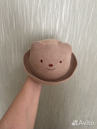 Соломенная шляпа детская