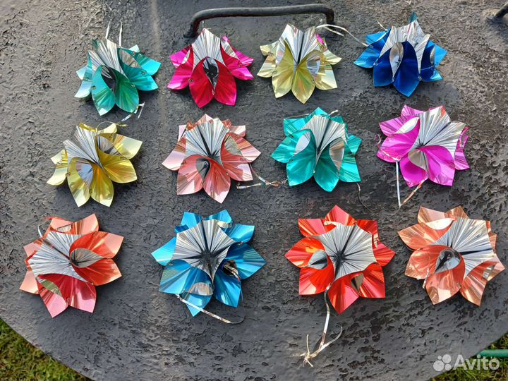 Бронь Советские елочные игрушки из фольги